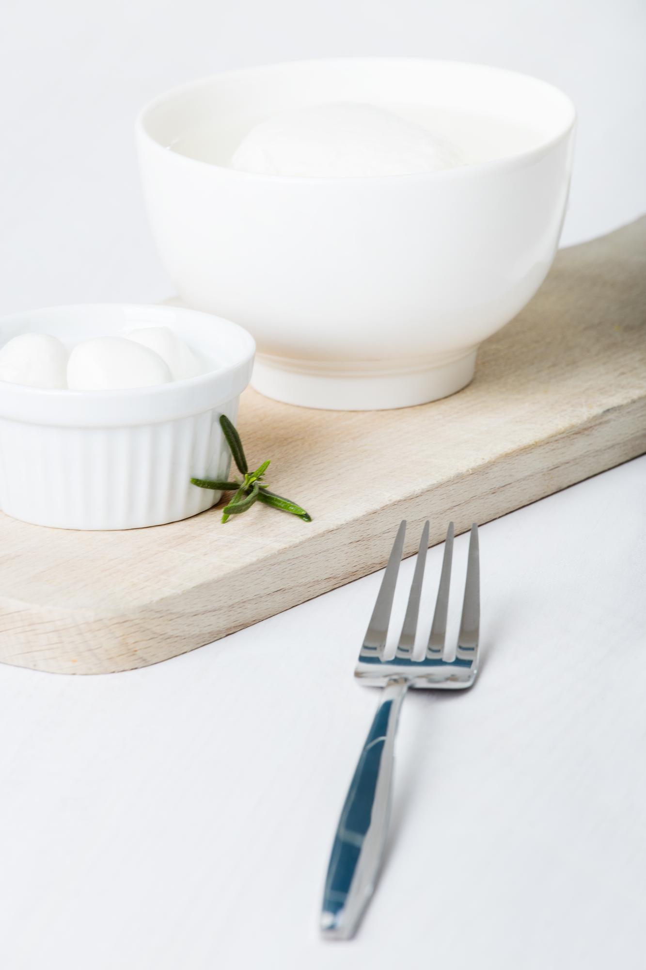 Calm kitchen counter with plated dish and minimal tools
